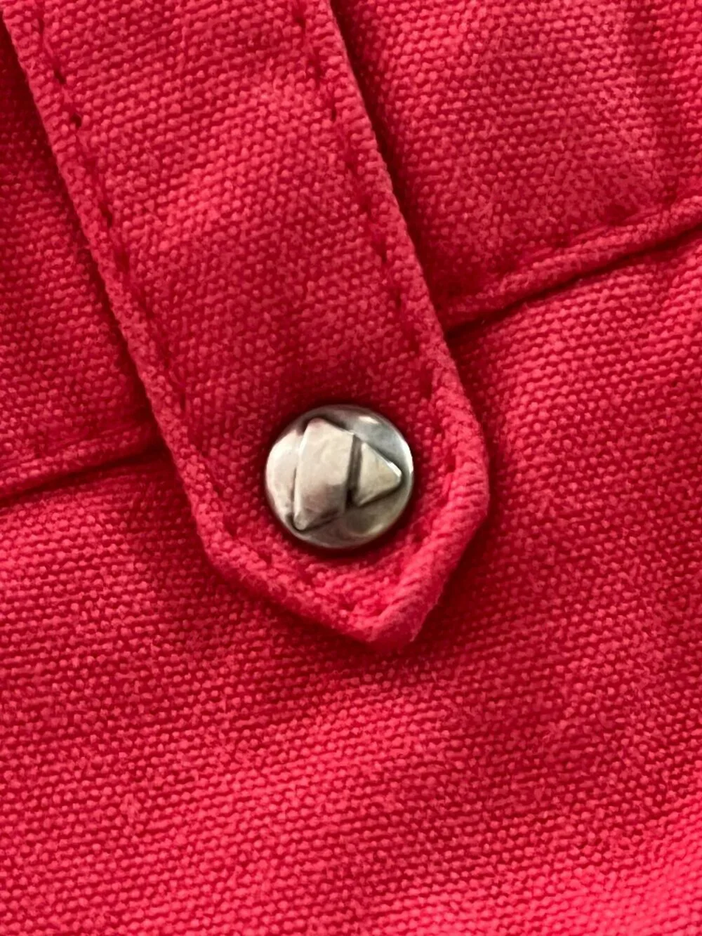 VTG Liz Wear Sz M Coral Pink Twill Midi Skirt